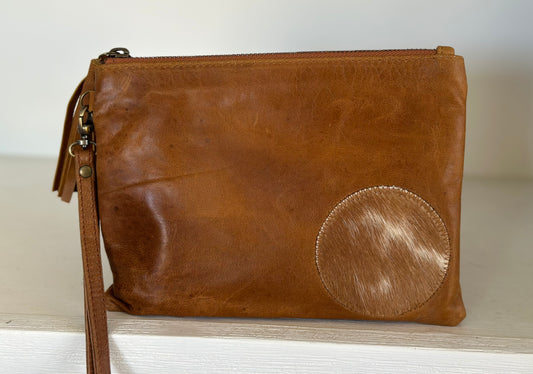 JO JO CLUTCH - LEATHER - MEDIUM